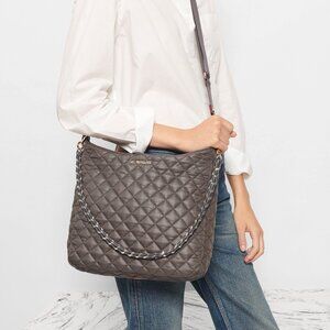 MZ Wallace Crosby Crossbody Bag Magnet (grey)